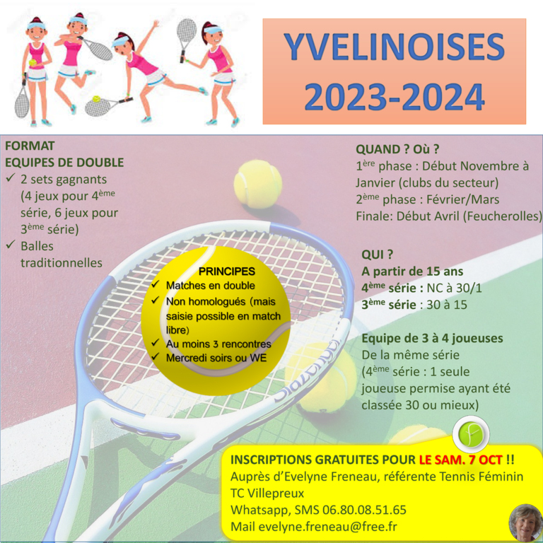 📣 Inscription (gratuite) aux Yvelinoises 2024 !
