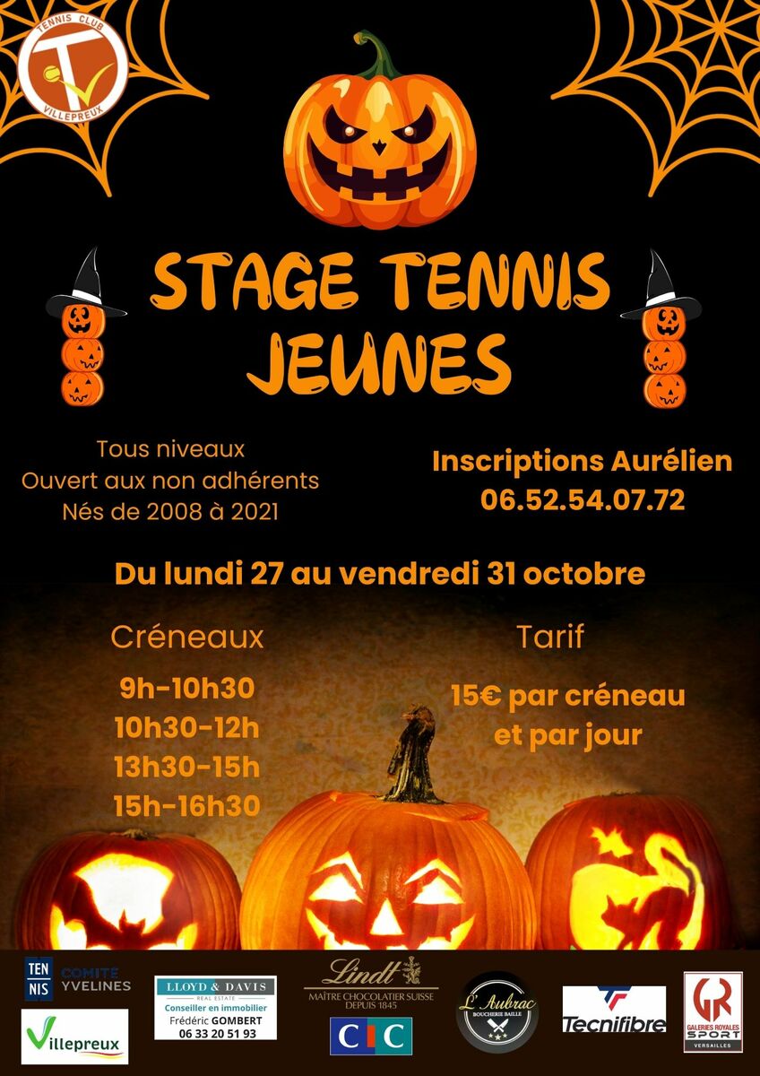 Stages vacances de la Toussaint