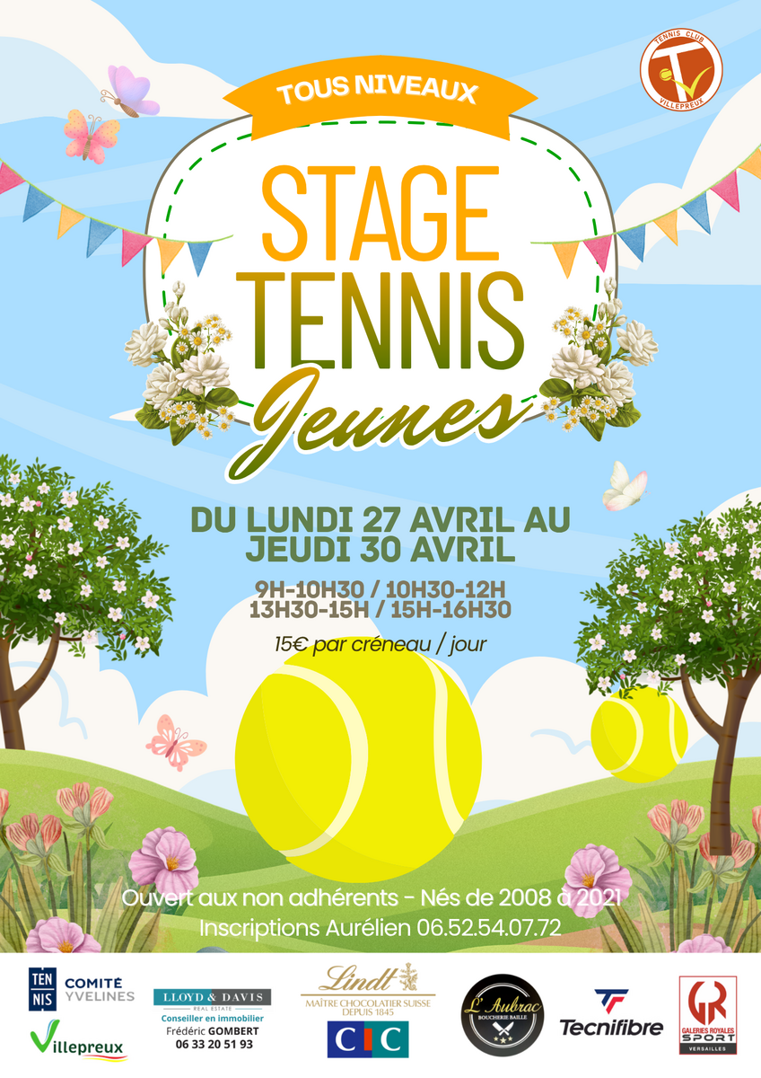 📣 Stage Jeunes des Vacances de printemps