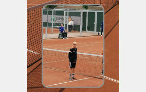 Lucas en action à Roland-Garros !
