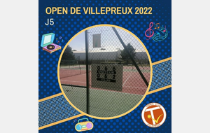 🏆 Tournoi Open de Villepreux - J5