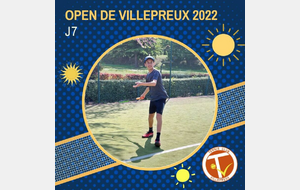 🏆 Tournoi Open de Villepreux - J7