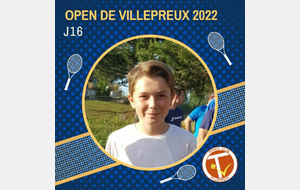 🏆 Tournoi Open de Villepreux - J16