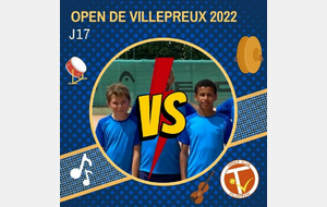 🏆 Tournoi Open de Villepreux - J17