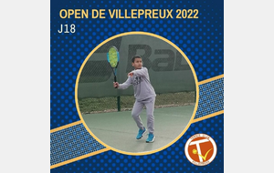 🏆 Tournoi Open de Villepreux - J18