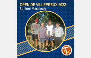 🏆 Tournoi Open de Villepreux – Remise des prix