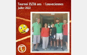 Adam vainqueur du tournoi de Louveciennes en 15/16 ans !