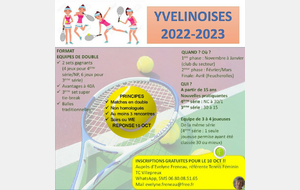 Inscription (gratuite) aux Yvelinoises 2023 !
