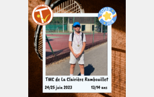 Victoire d'Alexandre au TMC de La Clairière Rambouillet