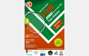 📣 Stage de tennis Jeunes – dernière semaine d’août 