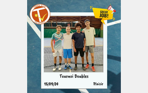 🏆 Doubles seniors messieurs du TC Plaisir