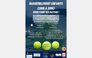 Rassemblements enfants en janvier