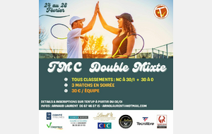  🏆 TMC Double Mixte au TCV en février