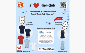 T-Shirt du Tennis Club Villepreux