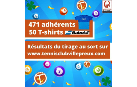 Résultats du tirage au sort !