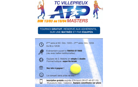 📣 2e édition des Masters de Villepreux