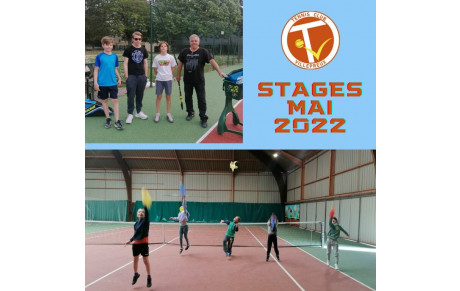 Stages de printemps 🎾