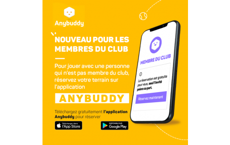 Réserver un terrain avec un invité
