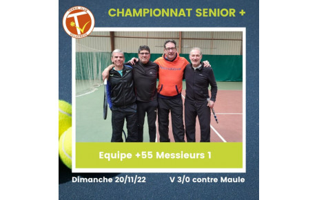 🏆 Championnat Senior+ 19-20/11