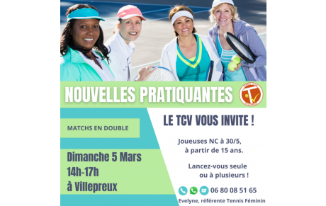 Demie journée Nouvelles Pratiquantes 