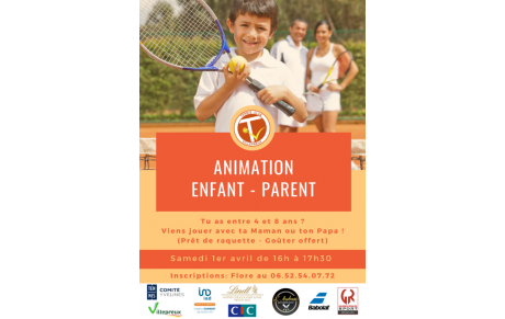 Animation Parent/Enfant le samedi 1er avril