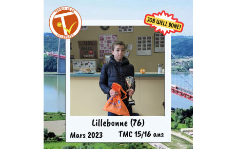 Victoire au TMC de Lillebonne