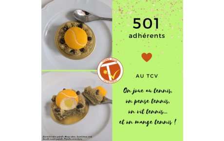 🎉 501 adhérents au TCV !