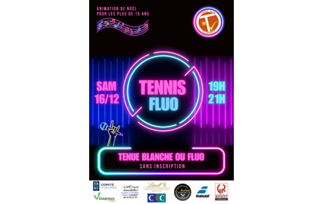 🎄Animation Fluo de Noël Samedi 16 décembre