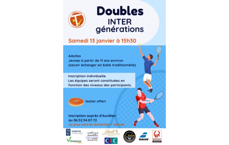 Animation &quot;Doubles Intergénérations&quot; 🧑‍🤝‍🧑