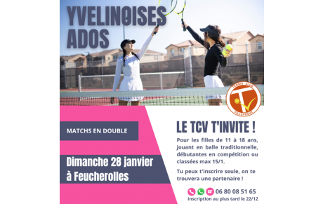 🏆 Yvelinoises Ados le dimanche 28 janvier 2024