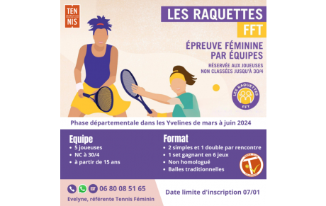 🎾 Raquettes FFT 🎾