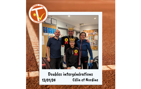 Doubles Intergénérations : Célia &amp; Nordine !