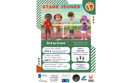 Stages Jeunes des Vacances d’avril