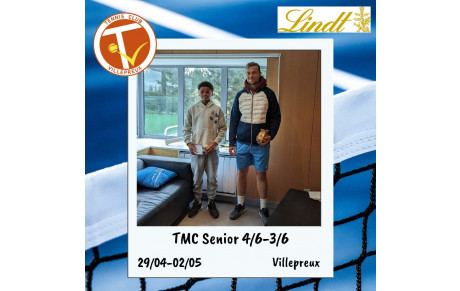🏆 TMC Senior Messieurs 4/6-3/6 en journée en semaine