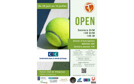 📣 Open de Villepreux 2024 🏆