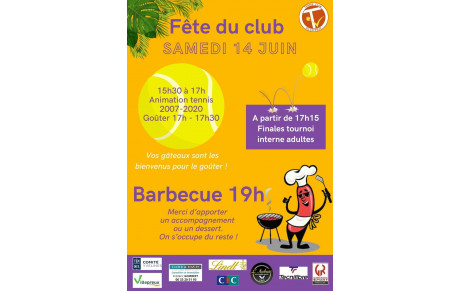 🎉 Fête du Club samedi 14 juin 