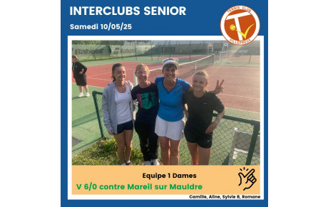 🏆 Interclubs semaine du 12 au 18 mai