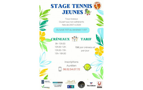 Stages adultes et jeunes en juin/juillet
