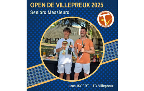 🏆 Open 2025 : Palmarès