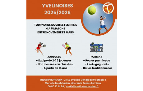 Tennis féminin : les Yvelinoises