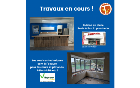Travaux du club-house