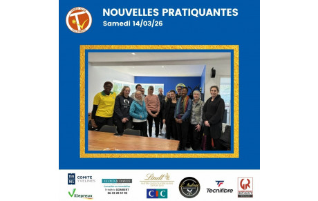 Animation Nouvelles Pratiquantes du samedi 14 mars 2026