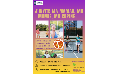 📣♀️ Invitation : après-midi découverte tennis &amp; pickleball – spéciale femmes/filles