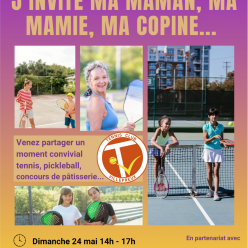 📣♀️ Invitation : après-midi découverte tennis & pickleball – spéciale femmes/filles